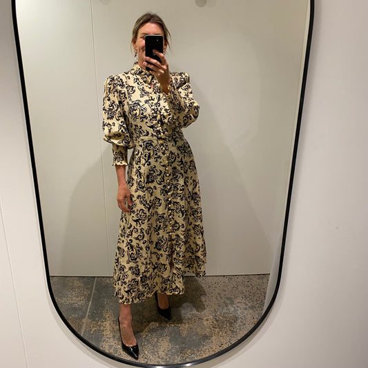 Zoe Kratzmann Crave Dress in Ochre Floral - Size 2 (12)
