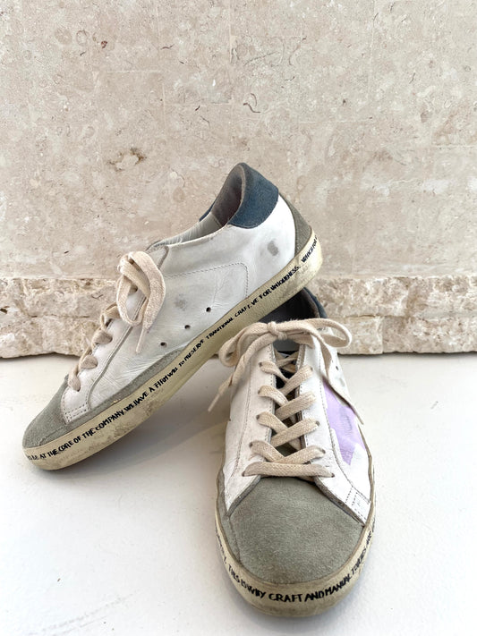 Golden Goose Super-Star Low Top Sneakers - Size 38