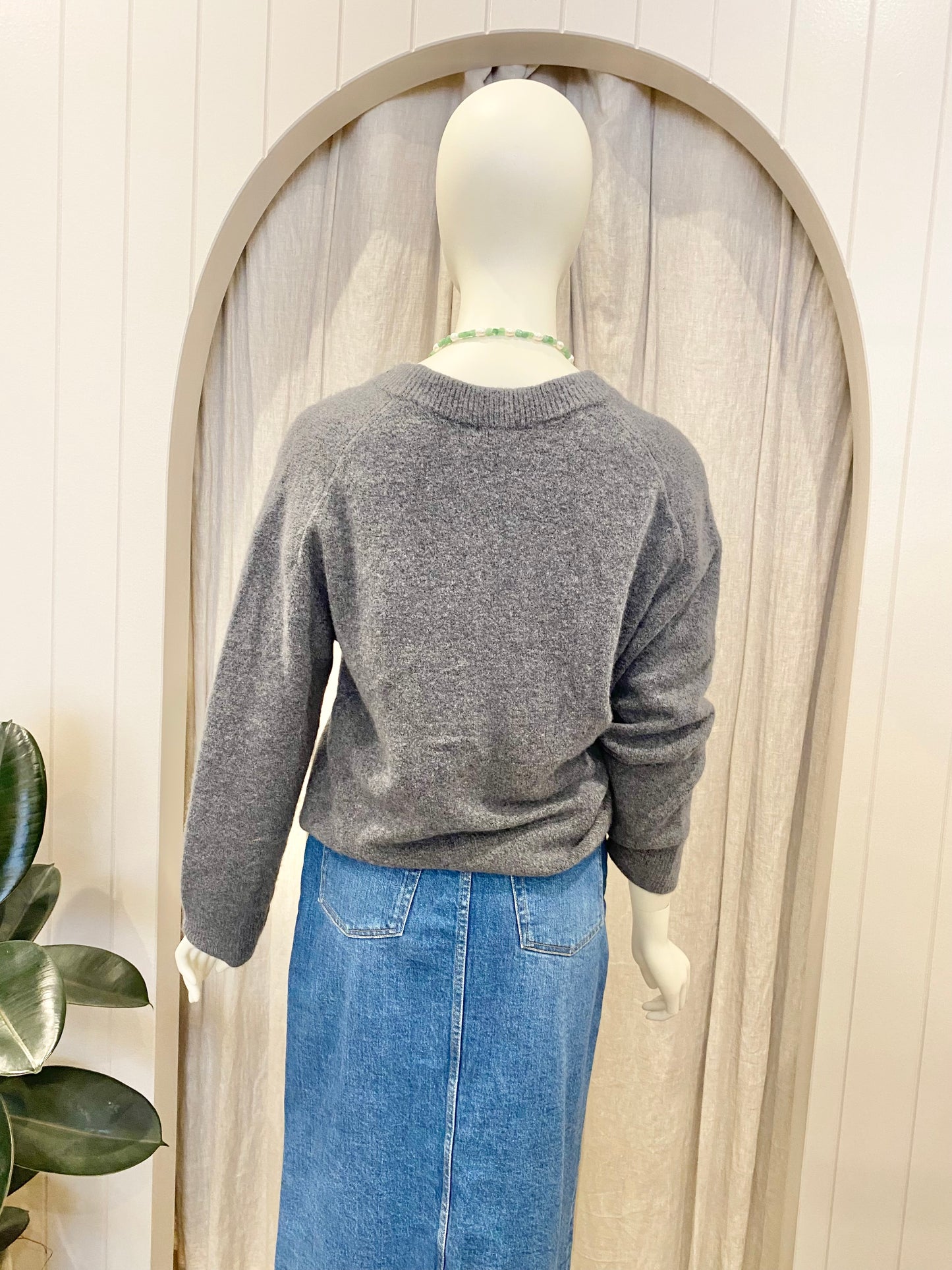 Rails Malise Charcoal Sweater - Size S