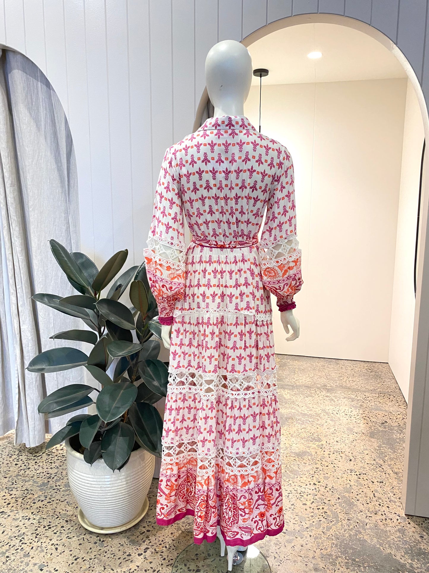 Miss June Maxi Shirtdress - Size 12