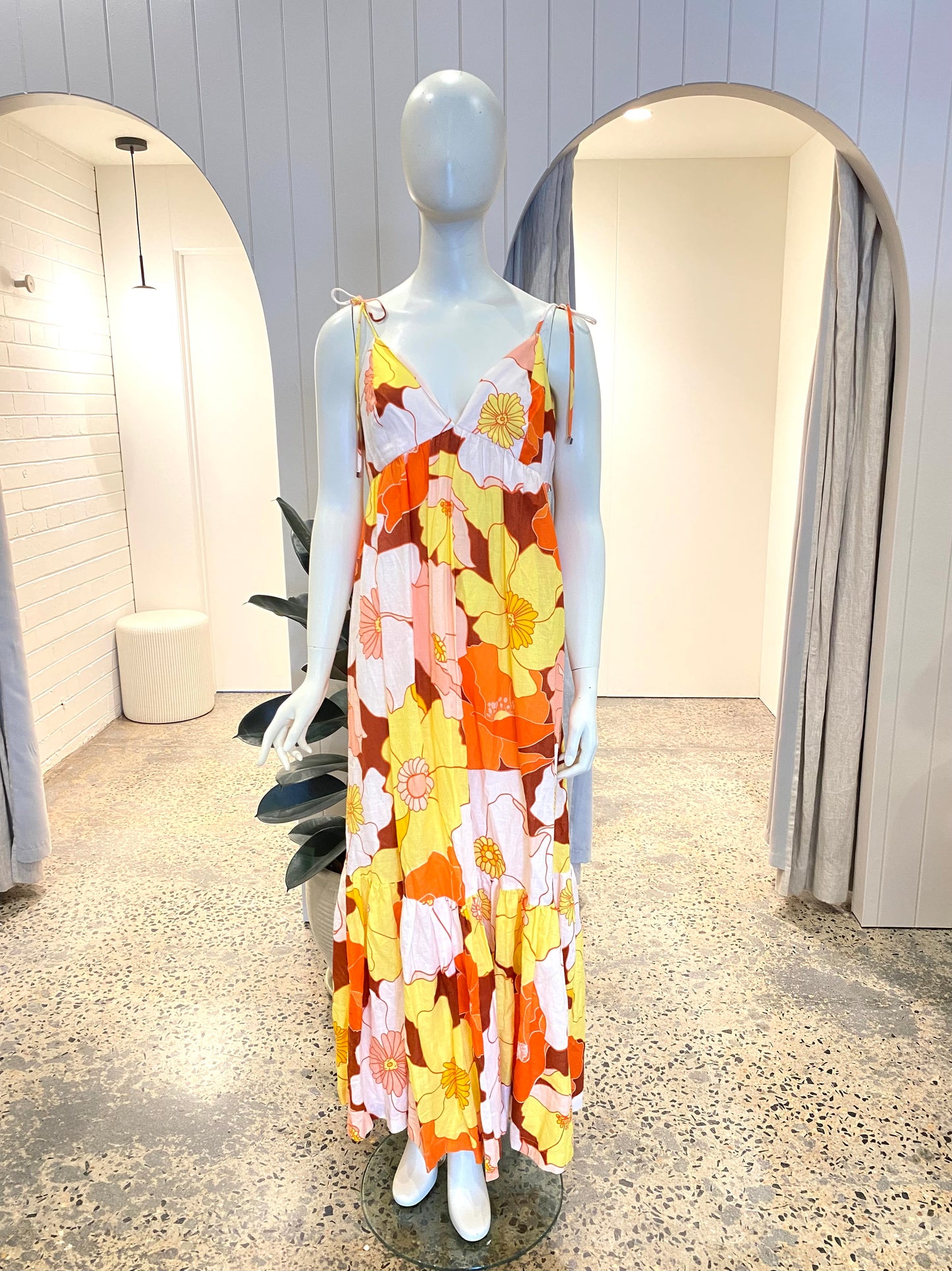 Steele Farida Maxi Dress in Flower Power - Size XL (14/16)