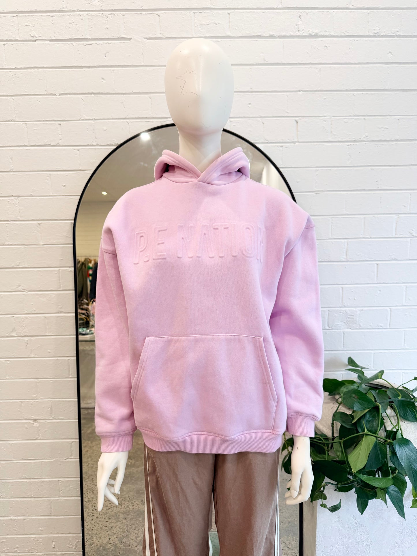 PE Nation Pink Fadeaway Hoodie - Size XS (8)