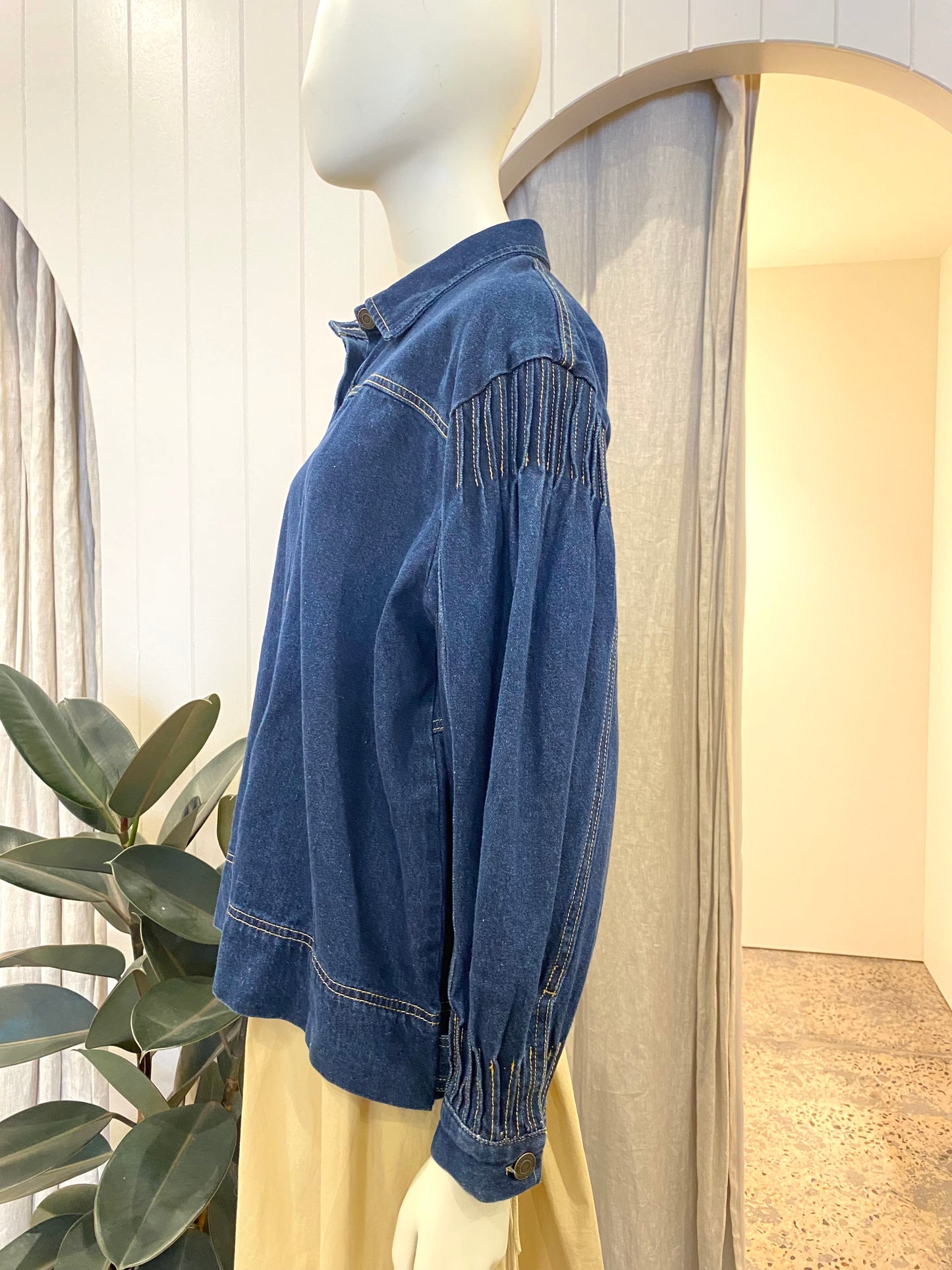 Morrison Bobbi Denim Shirt - Size 2 (10/12)