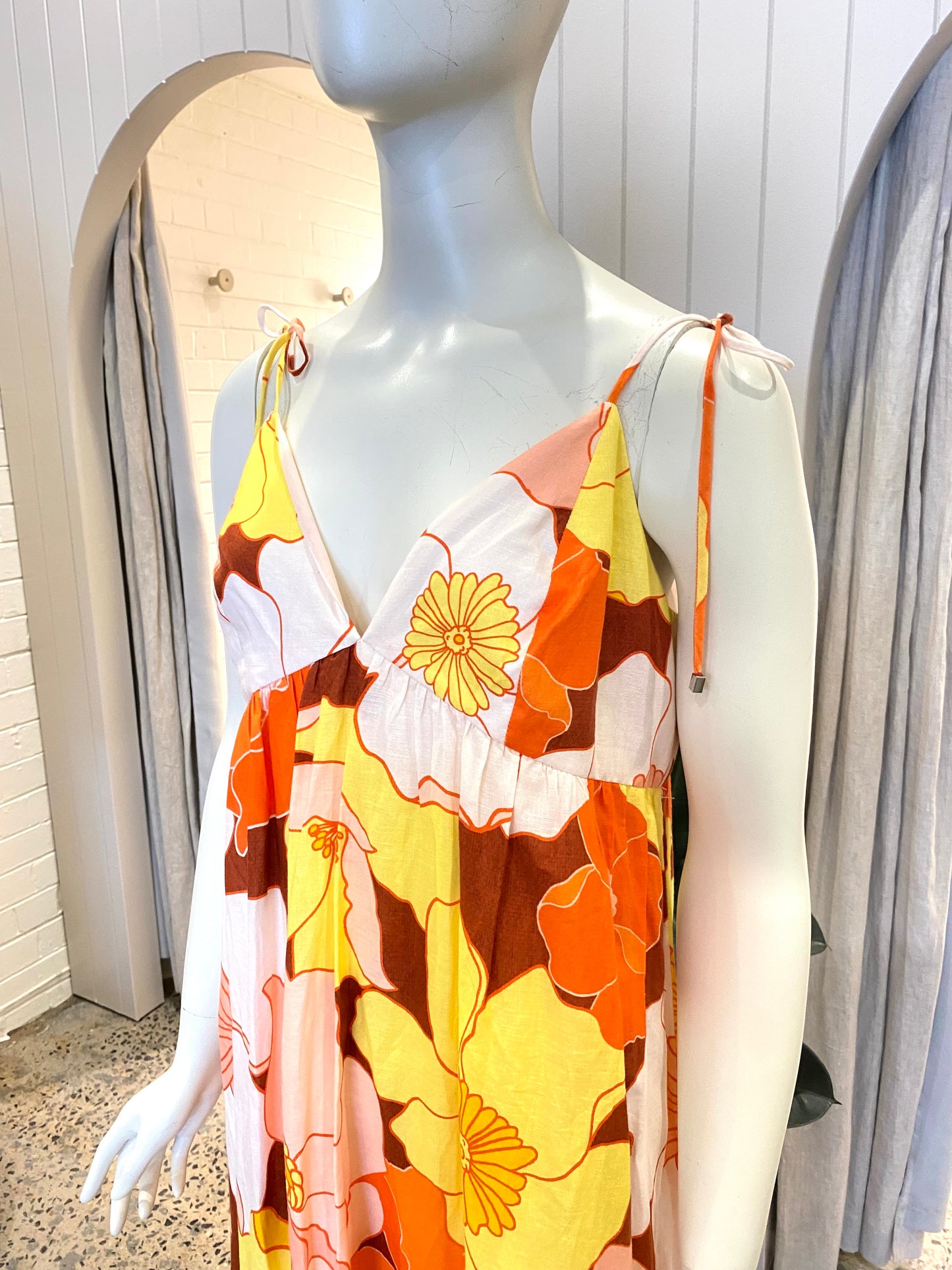 Steele Farida Maxi Dress in Flower Power - Size XL (14/16)