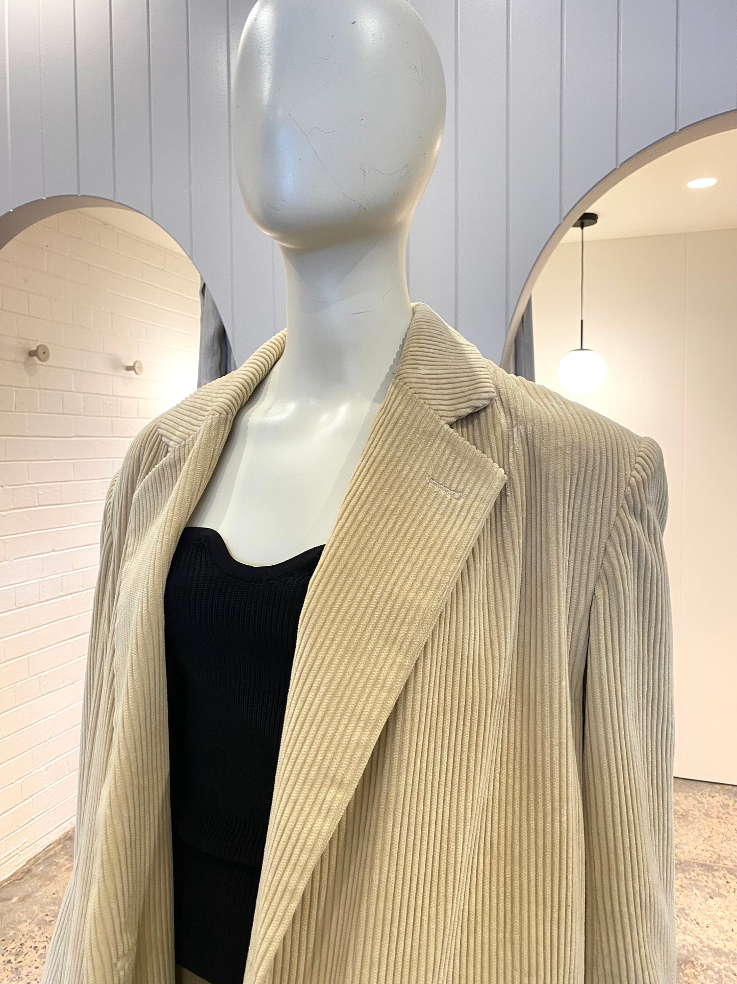 LEE MATHEWS Cord Jacket - Size Small (8-12)