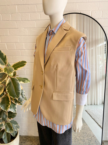 Anine Bing Sand Tay Vest BNWT - Size XS