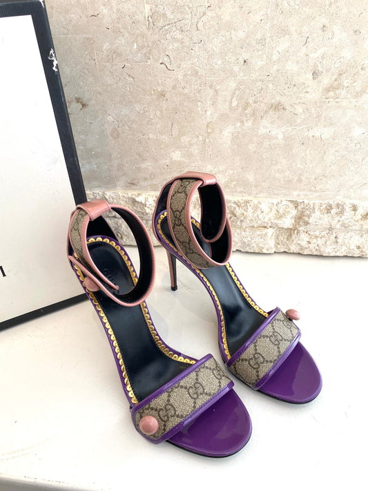 Gucci Harleth GG High Heel - Size 37.5