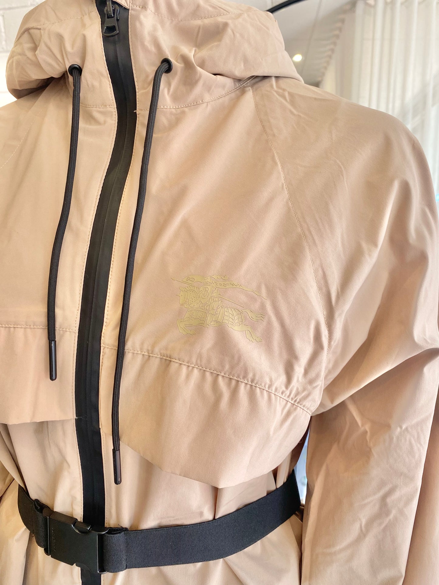 Burberry Equestrian Hooded Parka Jacket - Size 10-12