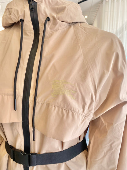 Burberry Equestrian Hooded Parka Jacket - Size 10-12