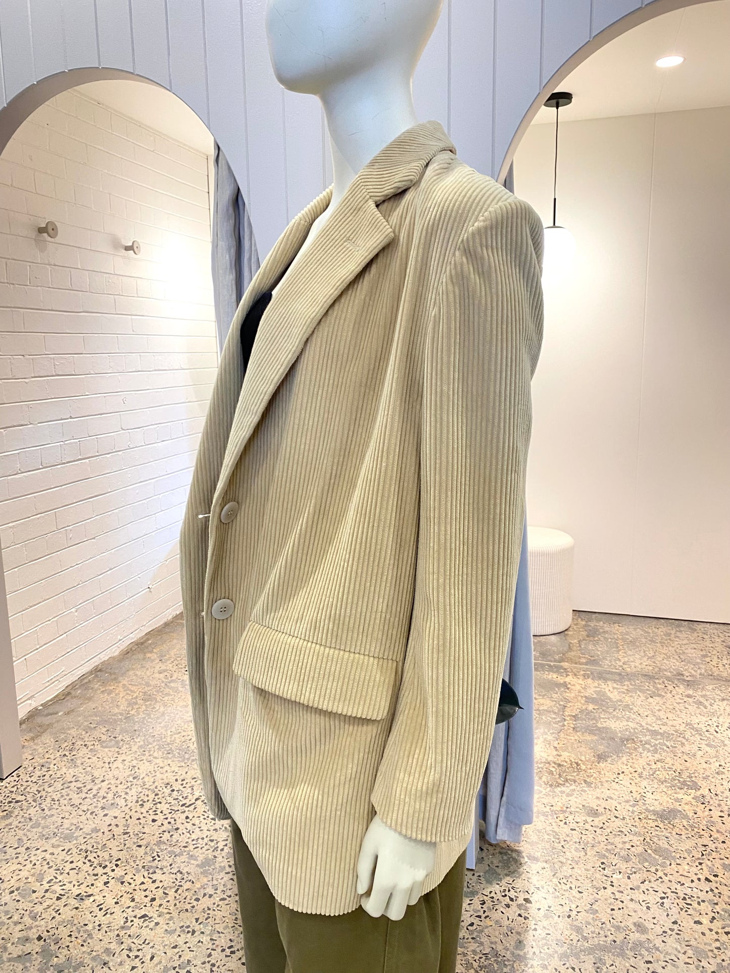 LEE MATHEWS Cord Jacket - Size Small (8-12)