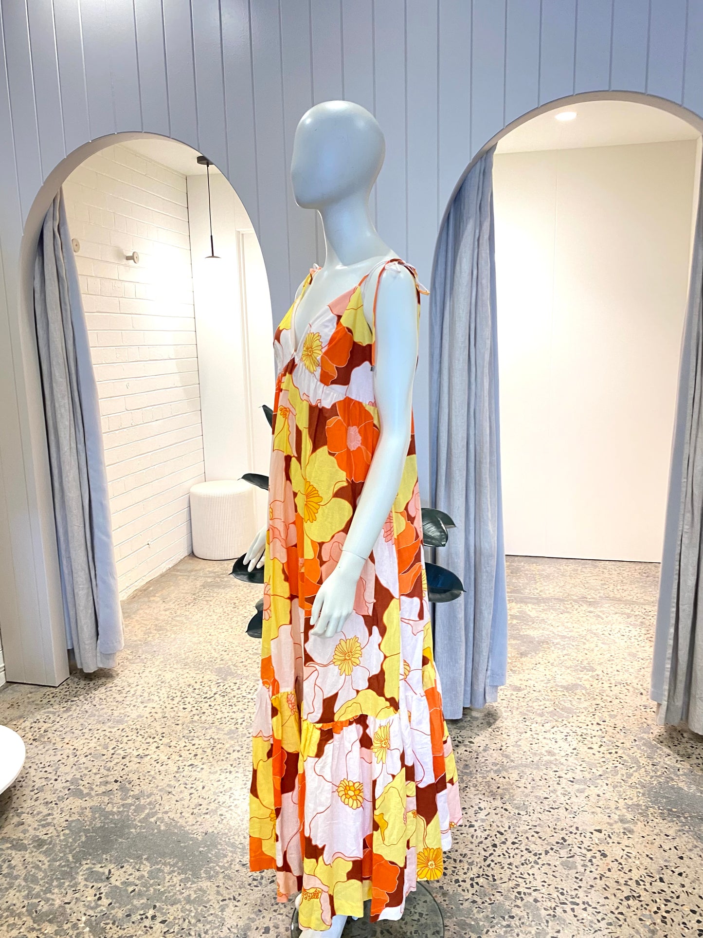 Steele Farida Maxi Dress in Flower Power - Size XL (14/16)