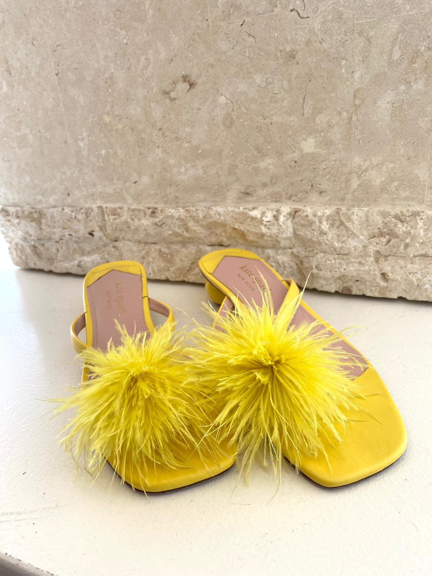 Kate Spade Bahama Sandals in Yellow - Size 8
