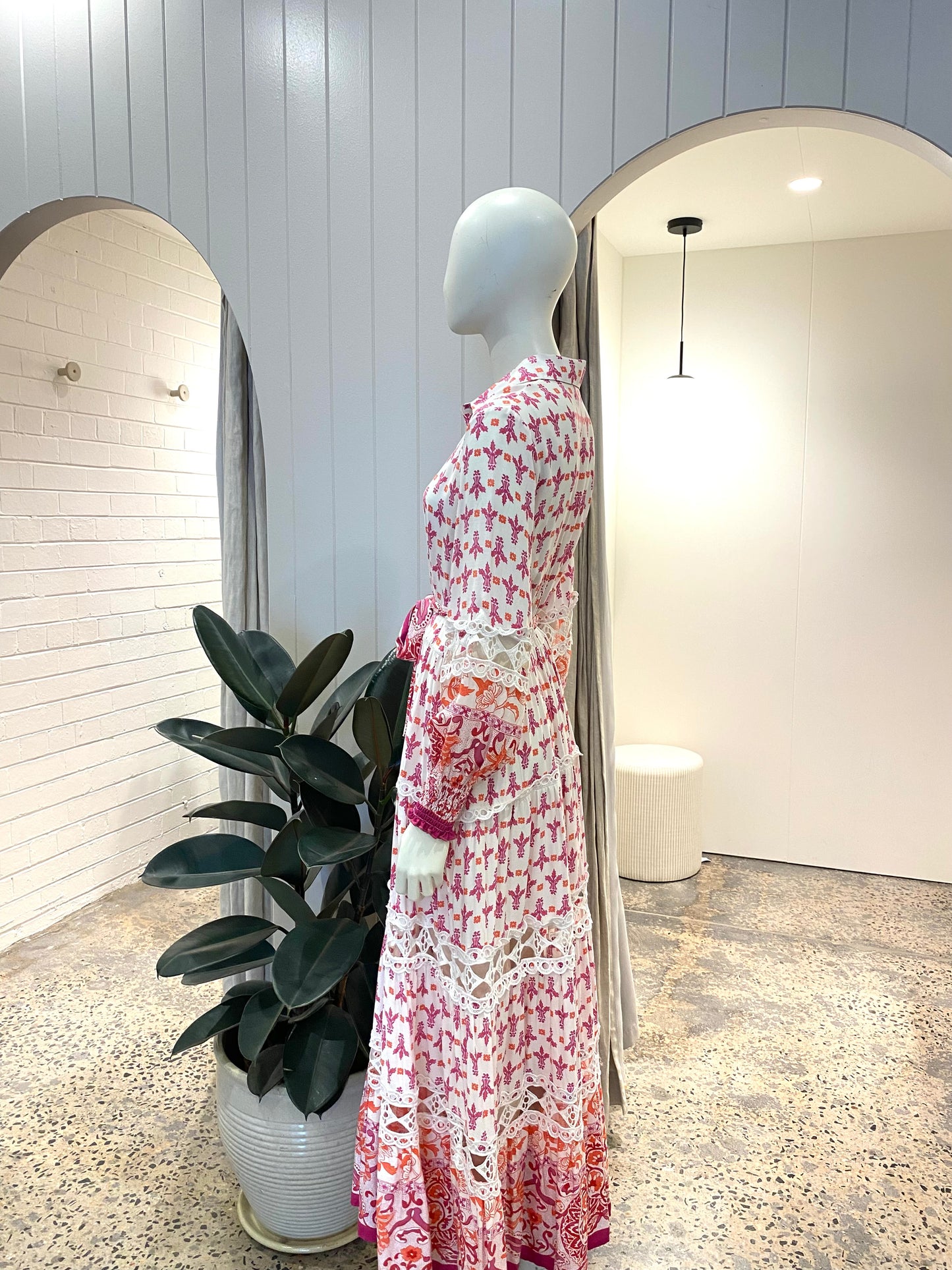 Miss June Maxi Shirtdress - Size 12