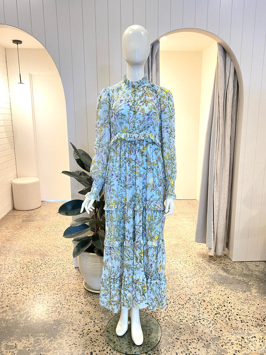 ME + EM Bluebell Ruffle Trim Dress - Size 10/12