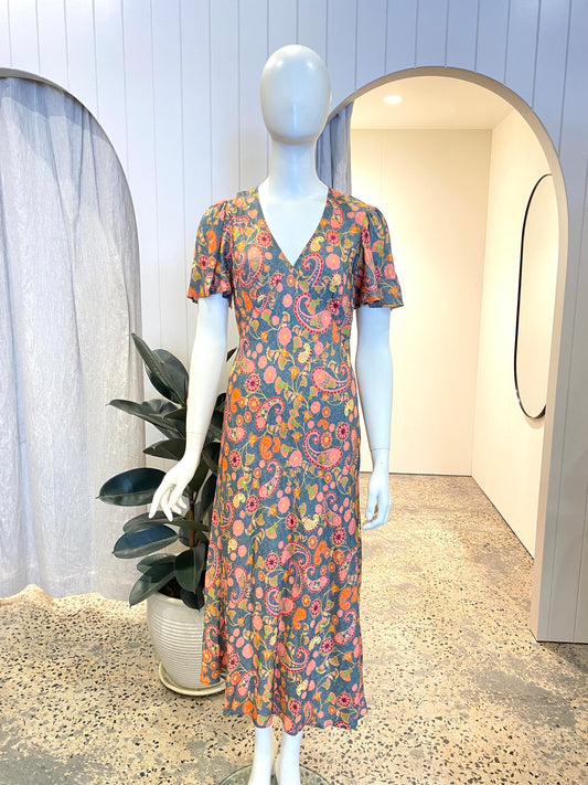 Cable Poppy Midi Dress - Size 8