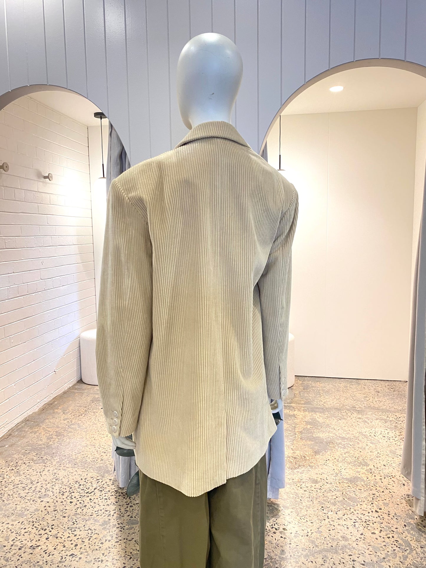 LEE MATHEWS Cord Jacket - Size Small (8-12)