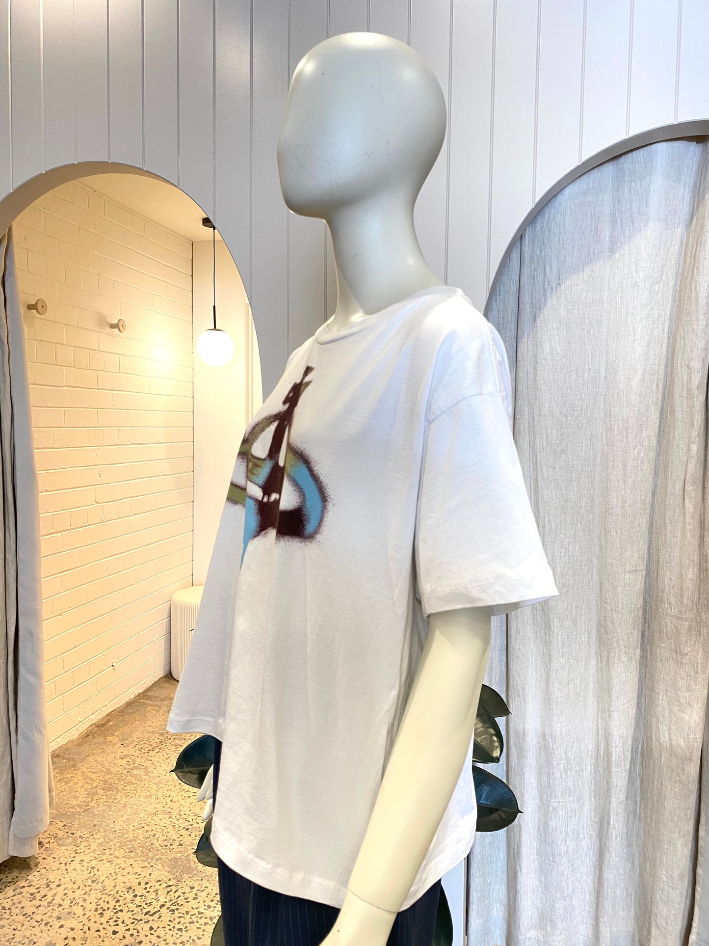 Vivienne Westwood Logo Printed Crewneck T-Shirt - Size XL