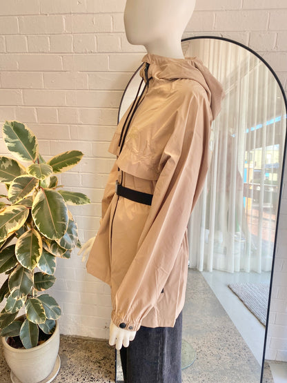 Burberry Equestrian Hooded Parka Jacket - Size 10-12