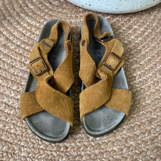 Birkenstock Tulum Suede Sandals - Size 38