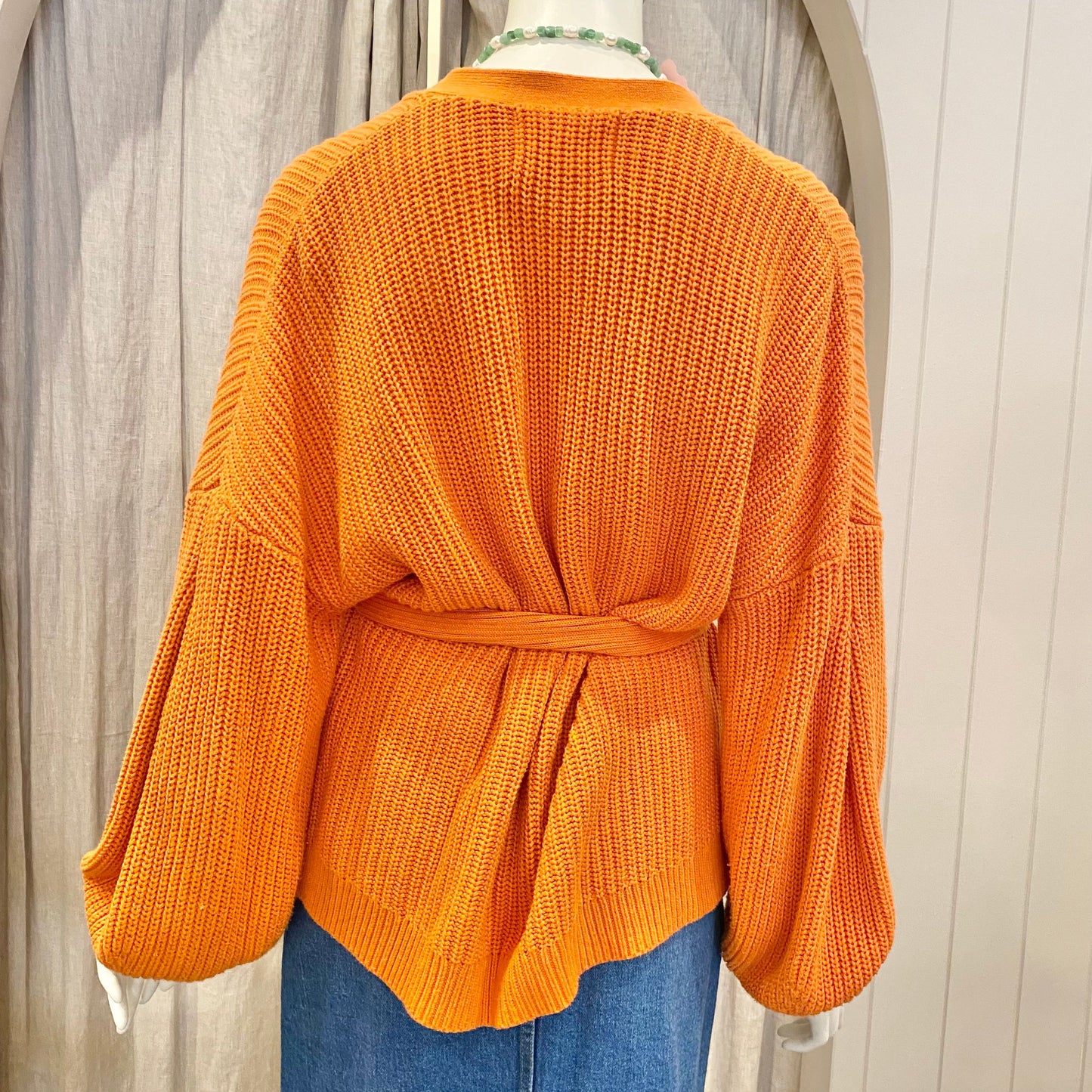 Viktoria and Woods Orange Cardigan - Size 2 (10)