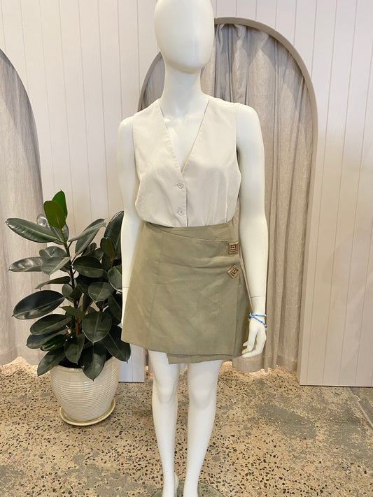 Aje Realm Wrap Mini Skirt - Size 12