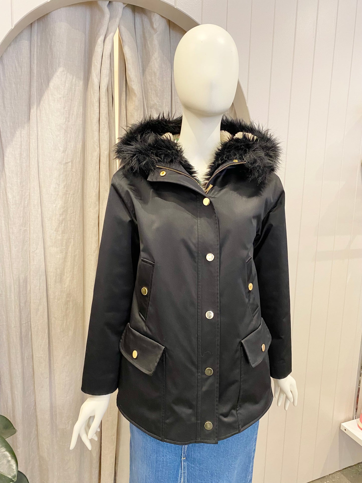 Kate Spade Hooded Coat - Size 10