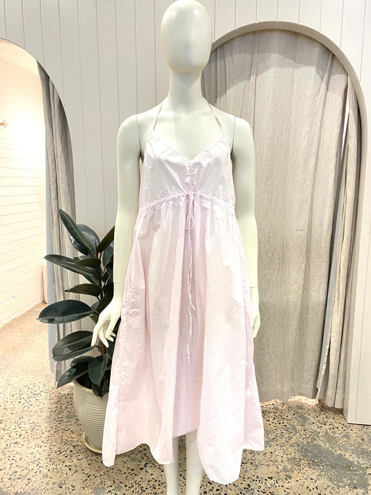Manuelle Guiball Halter Dress in Pink - Size 12