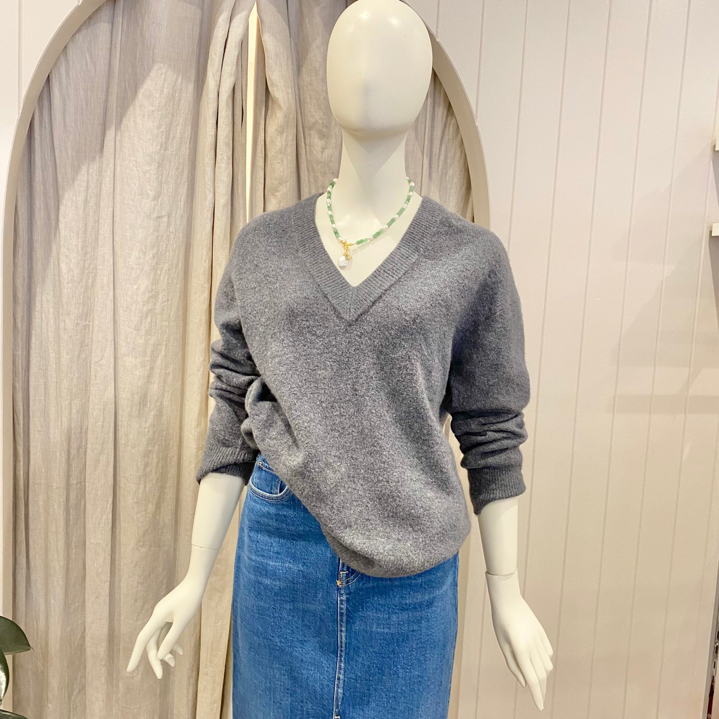 Rails Malise Charcoal Sweater - Size S