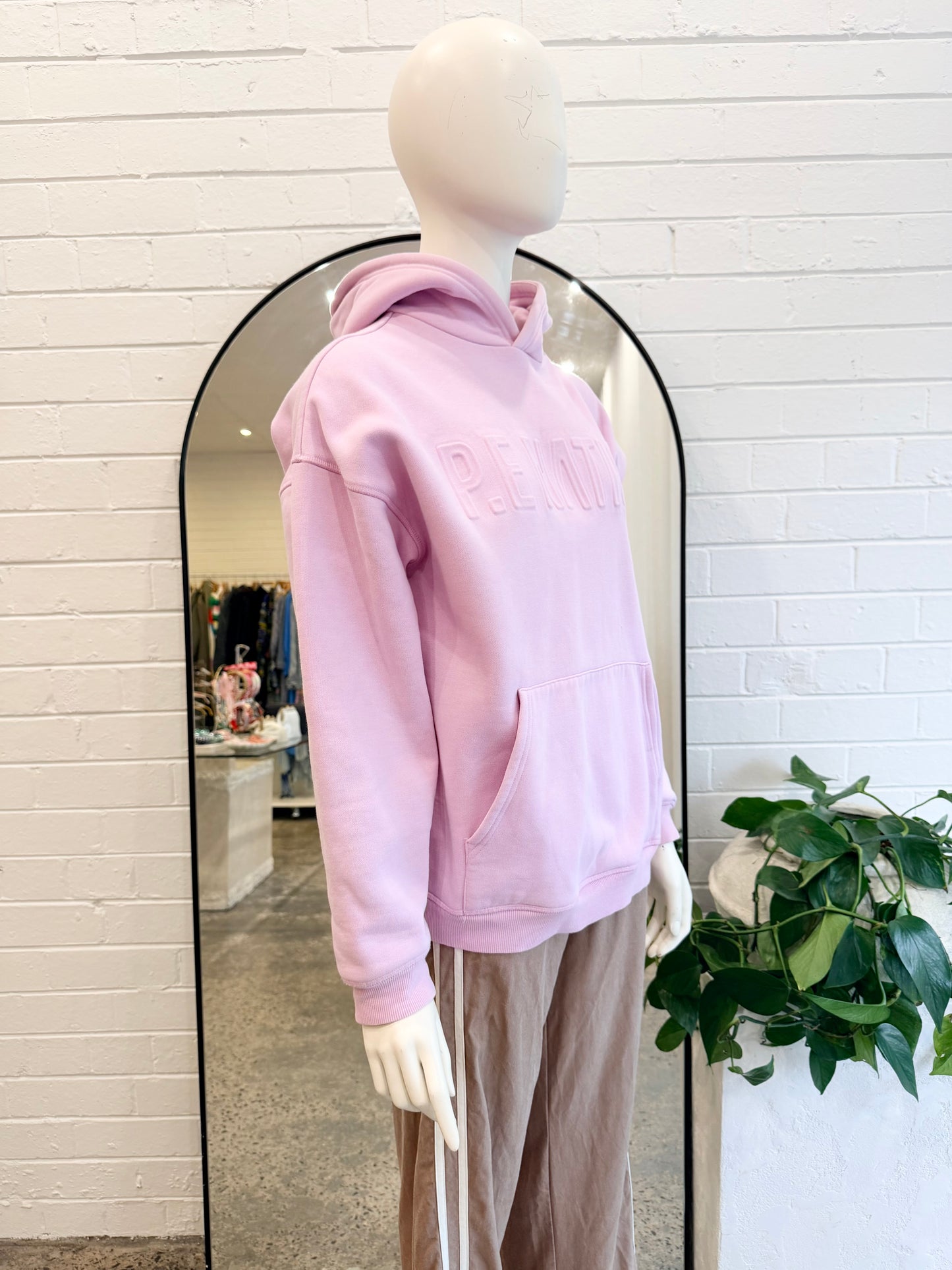 PE Nation Pink Fadeaway Hoodie - Size XS (8)