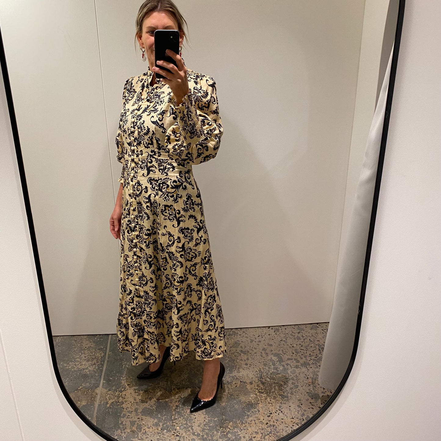 Zoe Kratzmann Crave Dress in Ochre Floral - Size 2 (12)