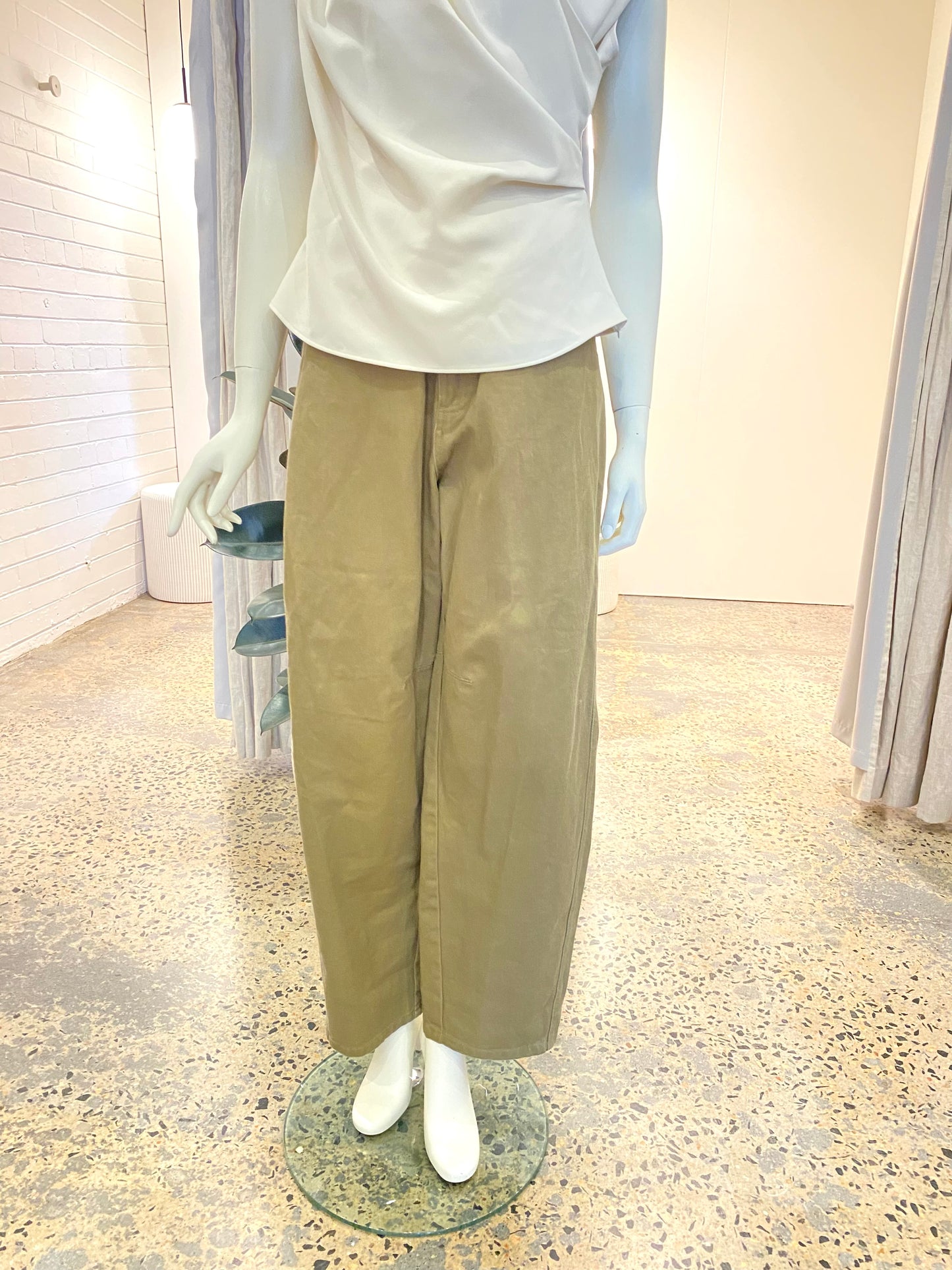 Emerson Studio Barrel Jean Wild Green - Size L