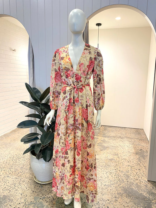 Zimmermann Honour Plunge Dress - Size 3 (12)