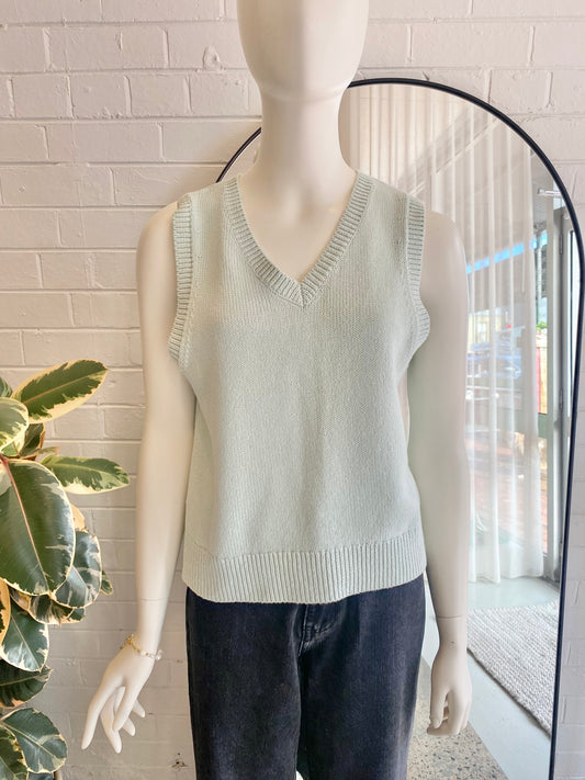 Friends With Frank Mint Ren Knit Top - Size Small (8/10)