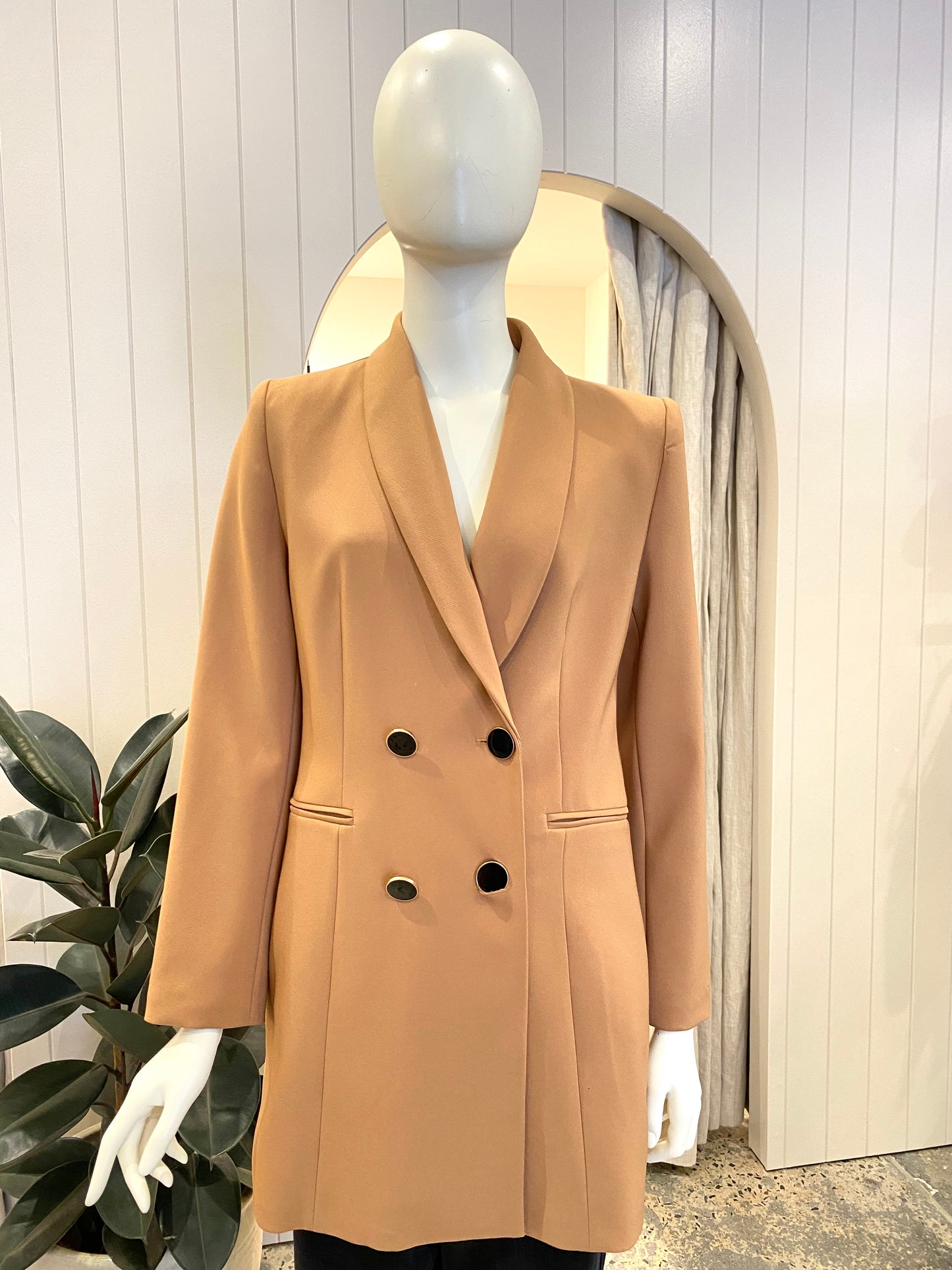 Zara Tan Blazer - Size L