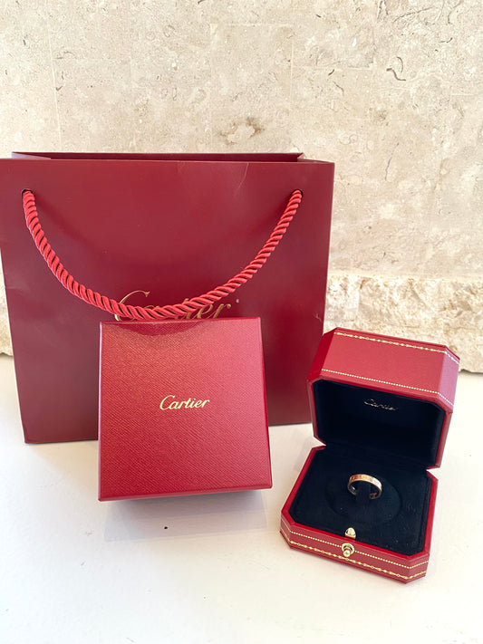 Cartier Rose Gold Love Ring - size 49