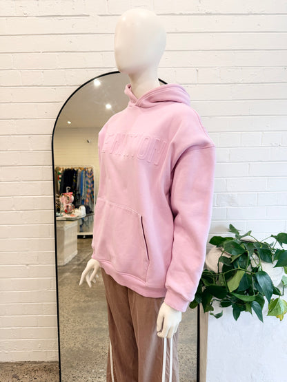 PE Nation Pink Fadeaway Hoodie - Size XS (8)