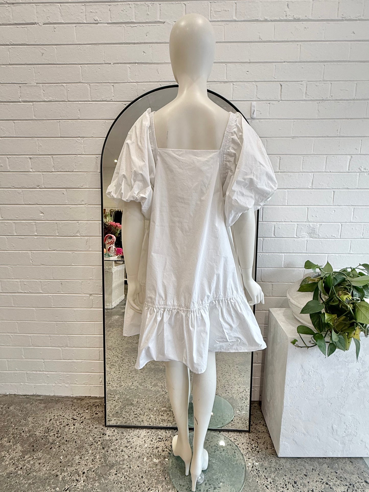 Magali Pascal White Stella Mini Dress - Size 14
