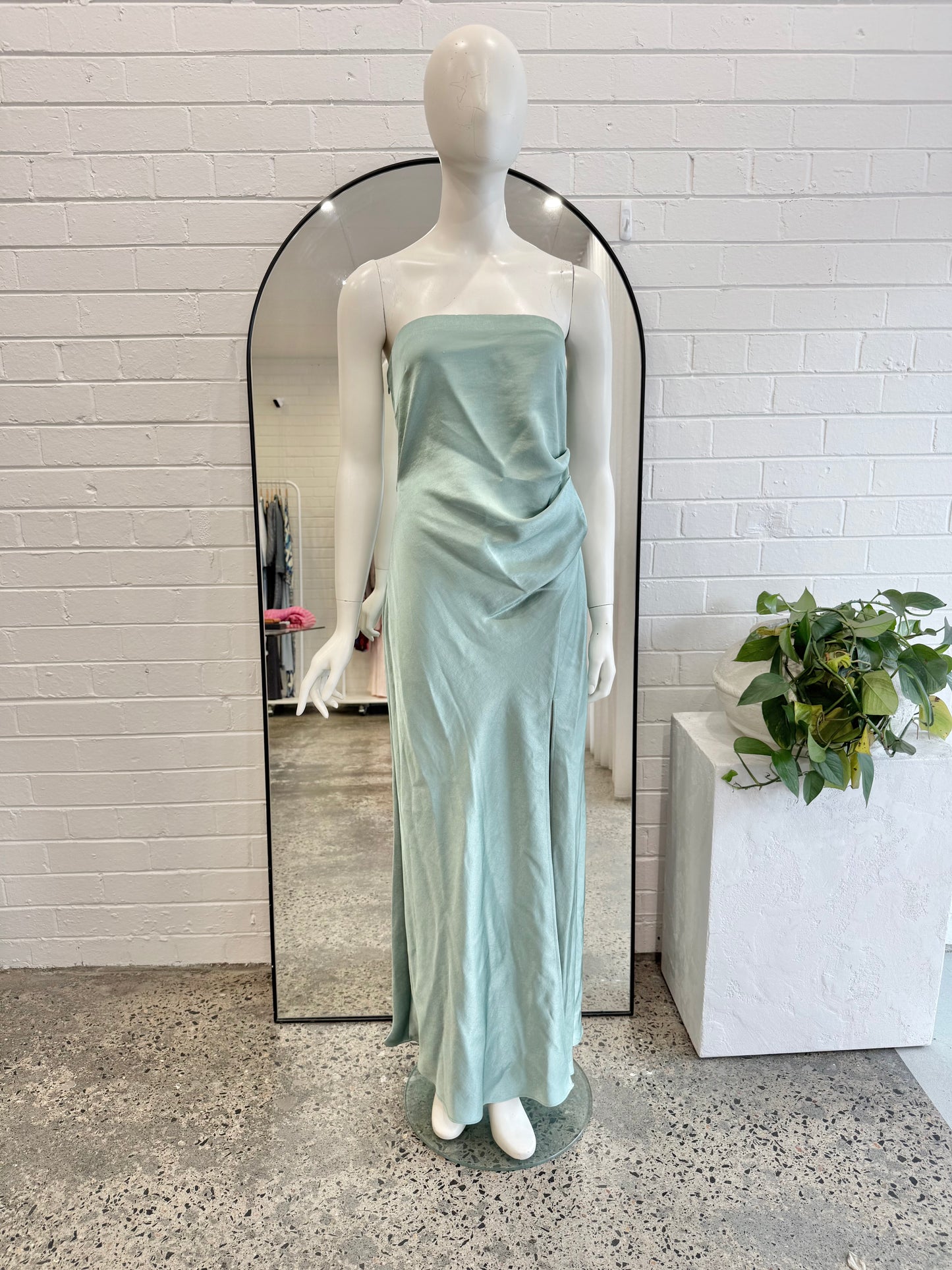 Bec and Bridge Sage Eternity Strapless Maxi Dress - Size 12