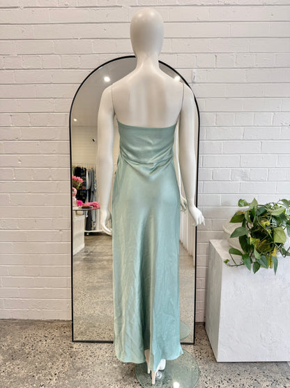Bec and Bridge Sage Eternity Strapless Maxi Dress - Size 12