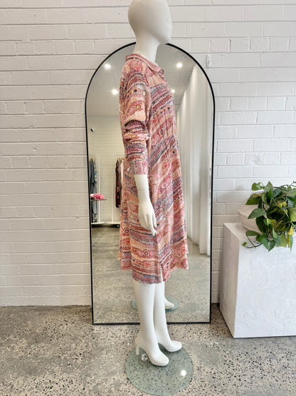 Nancy Bird x Murdie Nampijinpa Morris Midi Shirt Dress - Size XL (14 - 16)