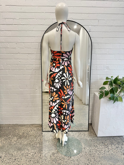 By Johnny Breeze Gathered Halter Dress - Size 8