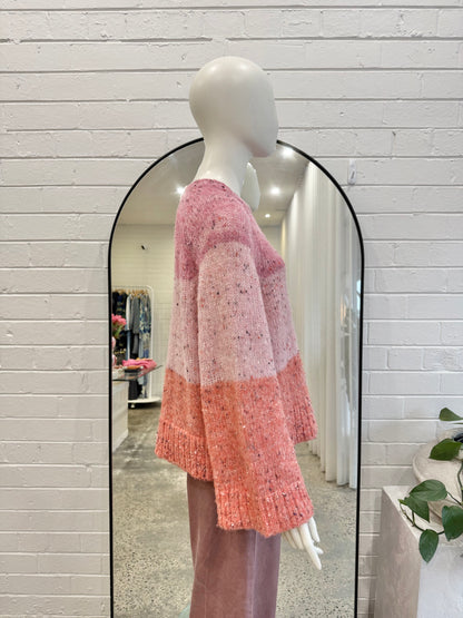 Gorman Pink Eventide Jumper  - Size 12