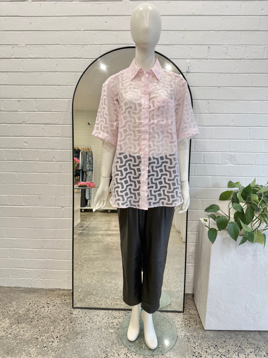 Blanca Billie Shirt in Pink - Size S/M (8-12)