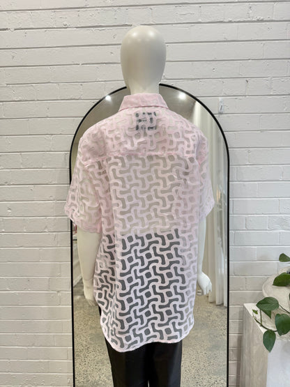 Blanca Billie Shirt in Pink - Size S/M (8-12)