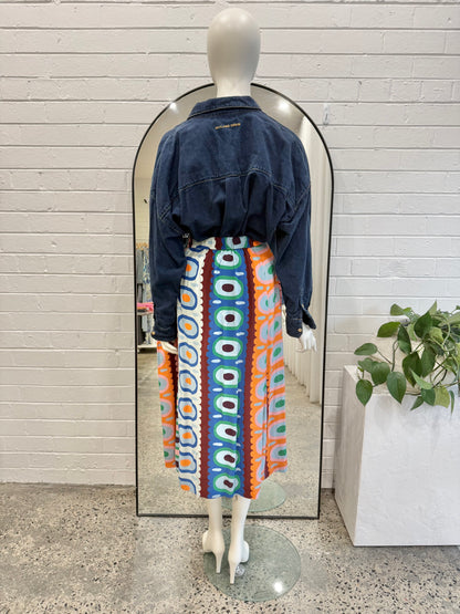Katie Eraser x Gorman Near Naked Midi Skirt - Size 16