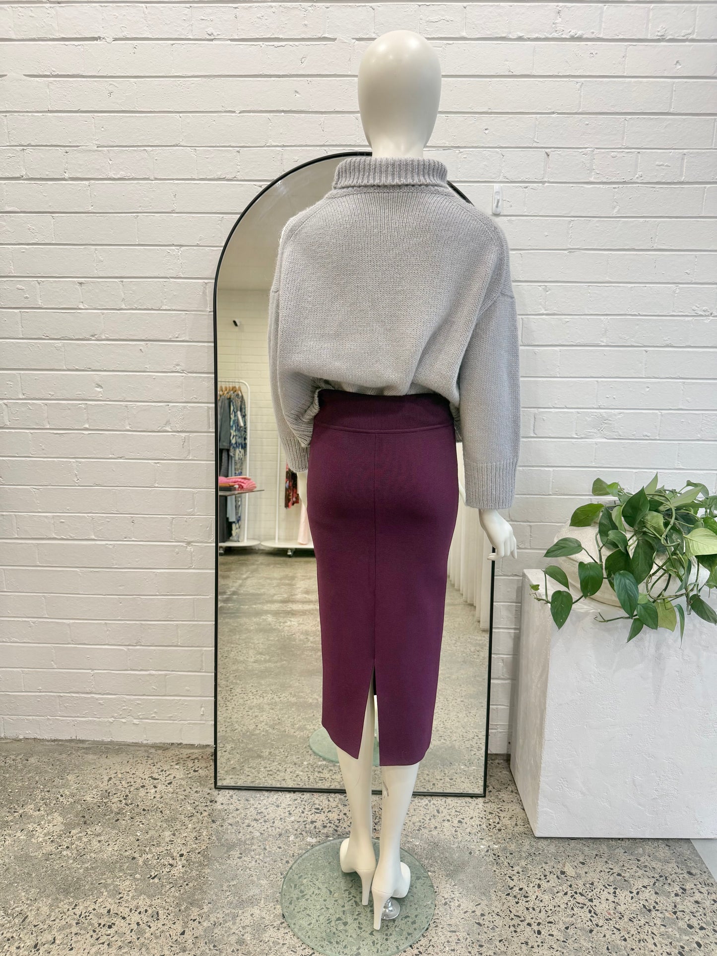Scanlan Theodore Grey Wool Blend Knit Jumper - Size M (10)