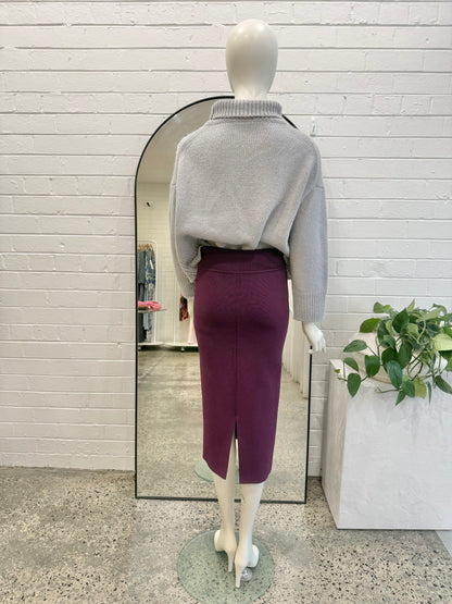 Scanlan Theodore Grey Wool Blend Knit Jumper - Size M (10)
