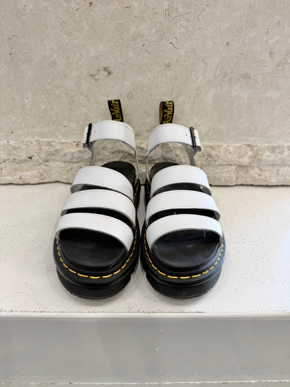 Dr Martens 'Blaire' Hydro Sandals in White - Size 38