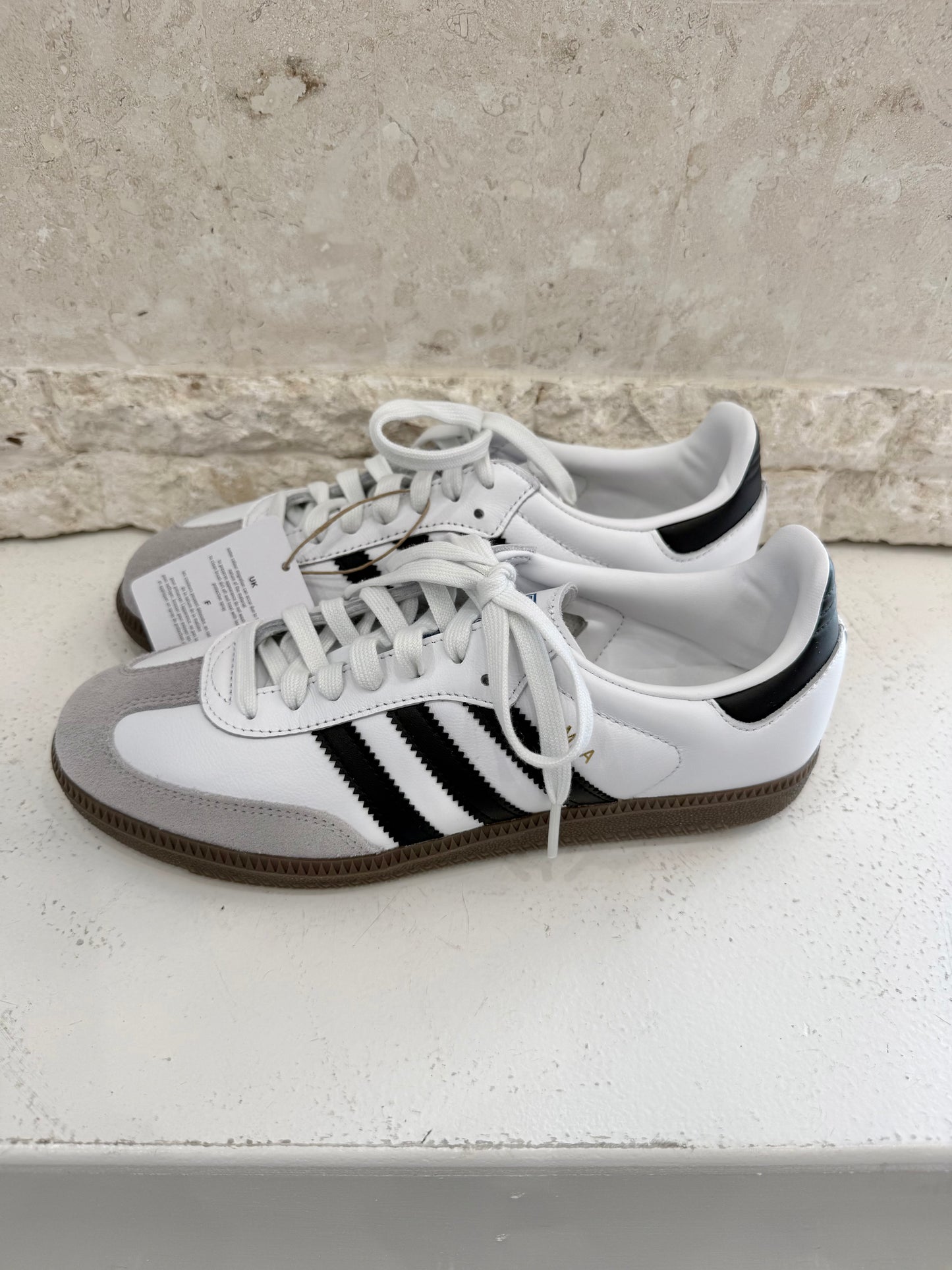 Adidas Samba OG Sneakers in White/Black - Size uk 6 / EU 39 1/3