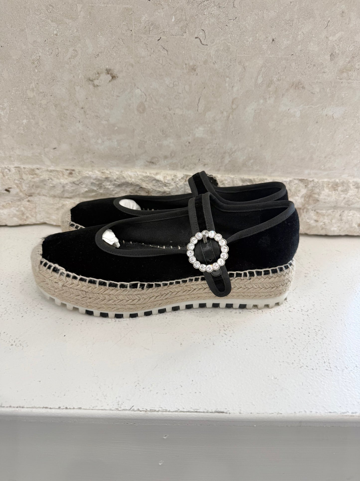 Marc by Marc Jacobs 'Suzi' Velvet Espadrille - Size 39